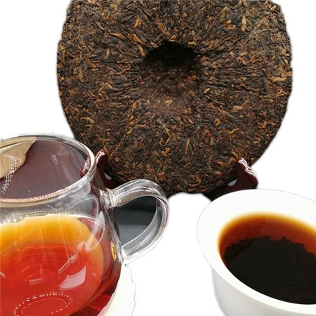 357g (0.79LB)Ripe Pu'er Tea Old Puer Tea Yunnan Tong Qing Hao Tea Puer Tea Black Tea Cooked Pu-erh Tea Pu erh Tea Chinese Tea Puerh Tea Red Tea Green Good Shu cha