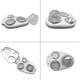 thumbnail image 4 of Egg Slicer 3In1 Stainless Steel Egg Cutter For HardBoiled Eggs, Strawberry Slicer, Mushroom Dicer, Soft Fruit, 4 of 5