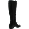 thumbnail image 2 of Alfani Womens Kallumm Faux Leather Tall Knee-High Boots Black 11 Medium (B,M), 2 of 2