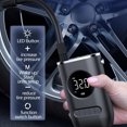 thumbnail image 4 of Portable Mini Car Inflator Pump Wireless Charging Handheld Tire Pump 150 PSI Digital Display for Cars Bicycles and More 2000mAh Battery Compact Design, 4 of 7