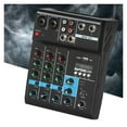 thumbnail image 1 of Mixeur Professionnel Console de Mixage Sonore 4 Canaux pour Contrôleur d'Interface DJ Table Numérique Nouvelle Carte, 1 of 8