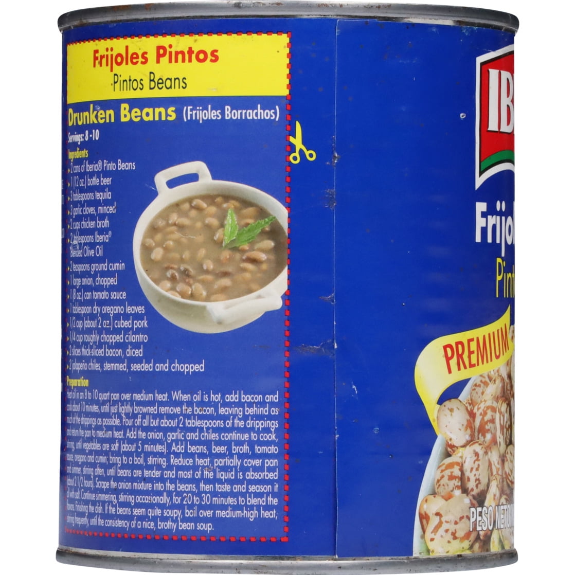 (2 pack) Iberia Premium Pintos Beans 29 oz