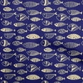 thumbnail image 1 of oneOone Cotton Poplin Dark Blue Fabric Asian Block Diy Clothing Quilting Fabric Print Fabric By Yard 56 Inch Wide, 1 of 4