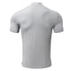 thumbnail image 4 of Hombres Manga Corta Top Alta Elasticidad Color Puro Cuello Alto Slim Fit Camiseta Interior Jersey, 4 of 6