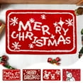 thumbnail image 3 of Alfombra de baño con decoración navideña, alfombras de baño navideñas, microfibra extra suave y absorbente, lindas alfombras de baño decorativas navideñas, antideslizantes, lavables a máquina,, 3 of 7