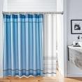 thumbnail image 5 of Double Shower Curtain Rod 28 to 75 Inches Elegant Double Shower Rod Adjustable Wall Mounted Double Shower Curtain Pole for Bathroom (Silver, 28 to 75"), 5 of 7