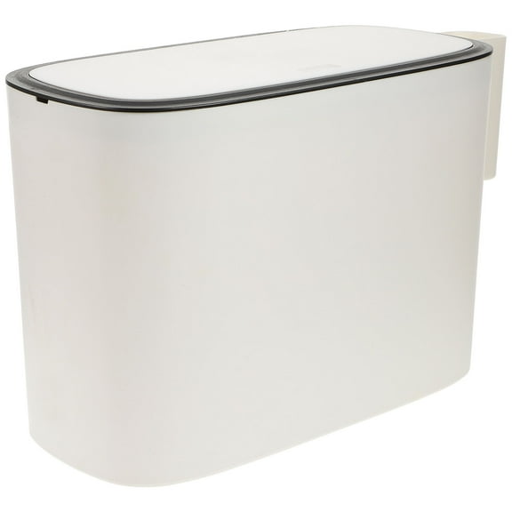 MOKKHNB Small Trashcan Household Item In White 1Set