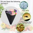 thumbnail image 3 of Wall Mounted Planter, Vertical Garden Planter Wall Hanging Planter Pockets Triangle Growing Bags 3PCS, 3 of 5