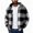 #Black, variant on DPTALR Men's Fashion Casual Lattice Zipper Pocket Long Sleeve Hooded Thick Jacket,Blue ,S