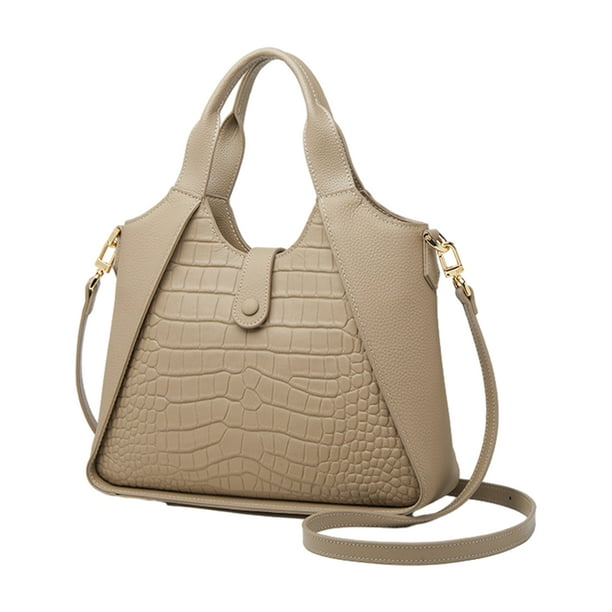 Bolso de Cuero Sonducket Albaricoque Gran Capacidad para Mujer