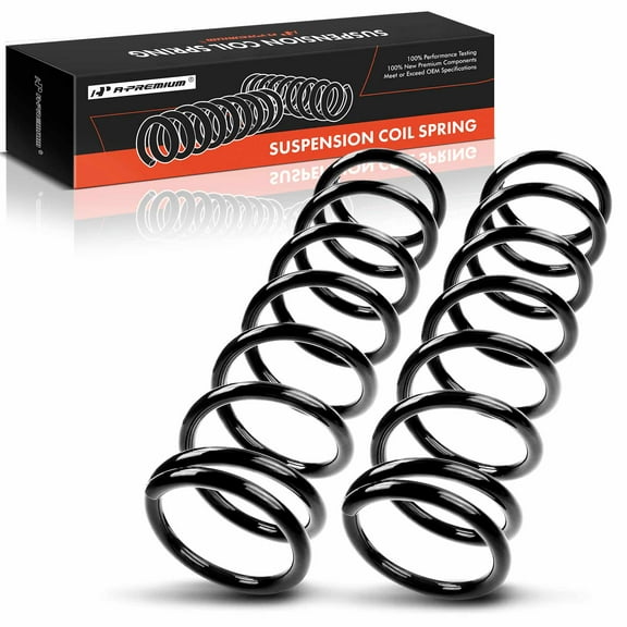 A-Premium 2Pcs Rear Suspension Coil Spring Set Compatible with Subaru Forester 2009 2010 2011 2012 2013 2.5L, Driver and Passenger Side, Replace# 20380SC000, 20380SC010