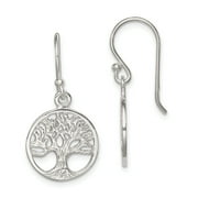 Primal Silver Sterling Silver Filigree Tree Dangle Earrings