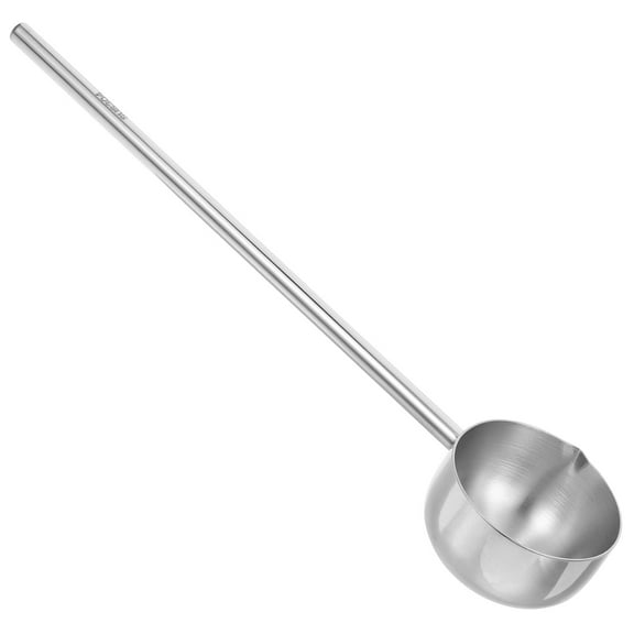 ITSELFER Stainless Steel Soup Ladle Spoon Water Dipper Ladle Oil Dipping Ladle with Long Handle