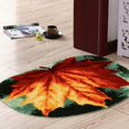 thumbnail image 2 of 80x50cm Latch Hook Rug Kits Embroidery Package Maple Leaf, 2 of 9