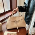 thumbnail image 2 of Bolsos para mujeres Bolso hombro suave Gran capacidad All-Match PU Cuero versátil compras viajes, 2 of 9