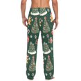 thumbnail image 4 of FORMRS Mens Pajama Pants with Pockets Sleepwear Lounge Bottoms Sizes S-2XL, Yellow Christmas Gingerbread, 4 of 7