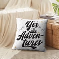 thumbnail image 4 of LALILO Throw Pillow Covers Inspirational Quote Motivation Shirt Cushion Cover 18" x 18", 2 Pack, 4 of 6