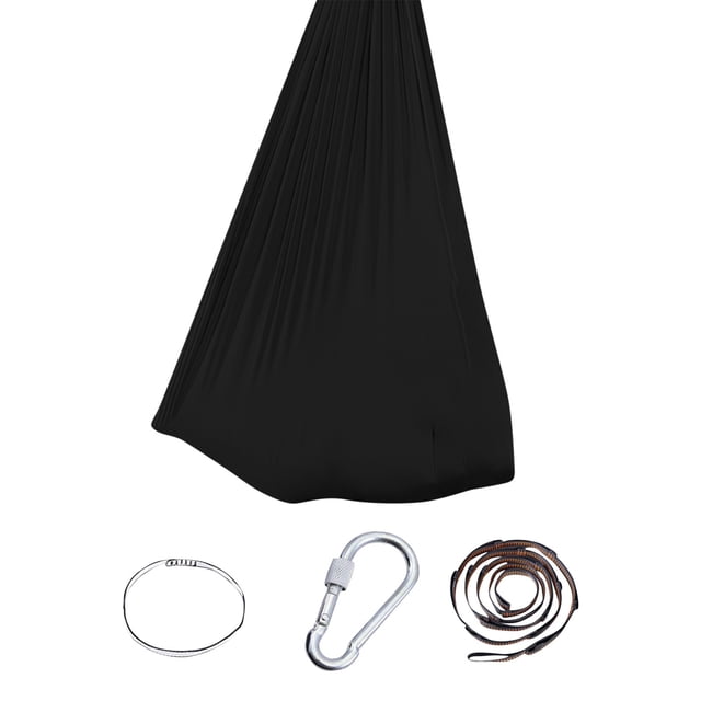 Hamaca elástica de nailon para niños, asiento de columpio de Yoga aéreo para interiores y exteriores para ejercicios de Yoga para niños Wmkox8yii jkg4493