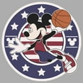 thumbnail image 2 of Boy's Mickey & Friends Mickey Mouse Basketball Dunk Graphic Tee Athletic Heather Small, 2 of 5