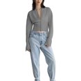 thumbnail image 1 of ZAXARRA Women Knit Cardigan Long Sleeve Button Closure Ribbed Fall Casual Jacket Sweater, 1 of 6