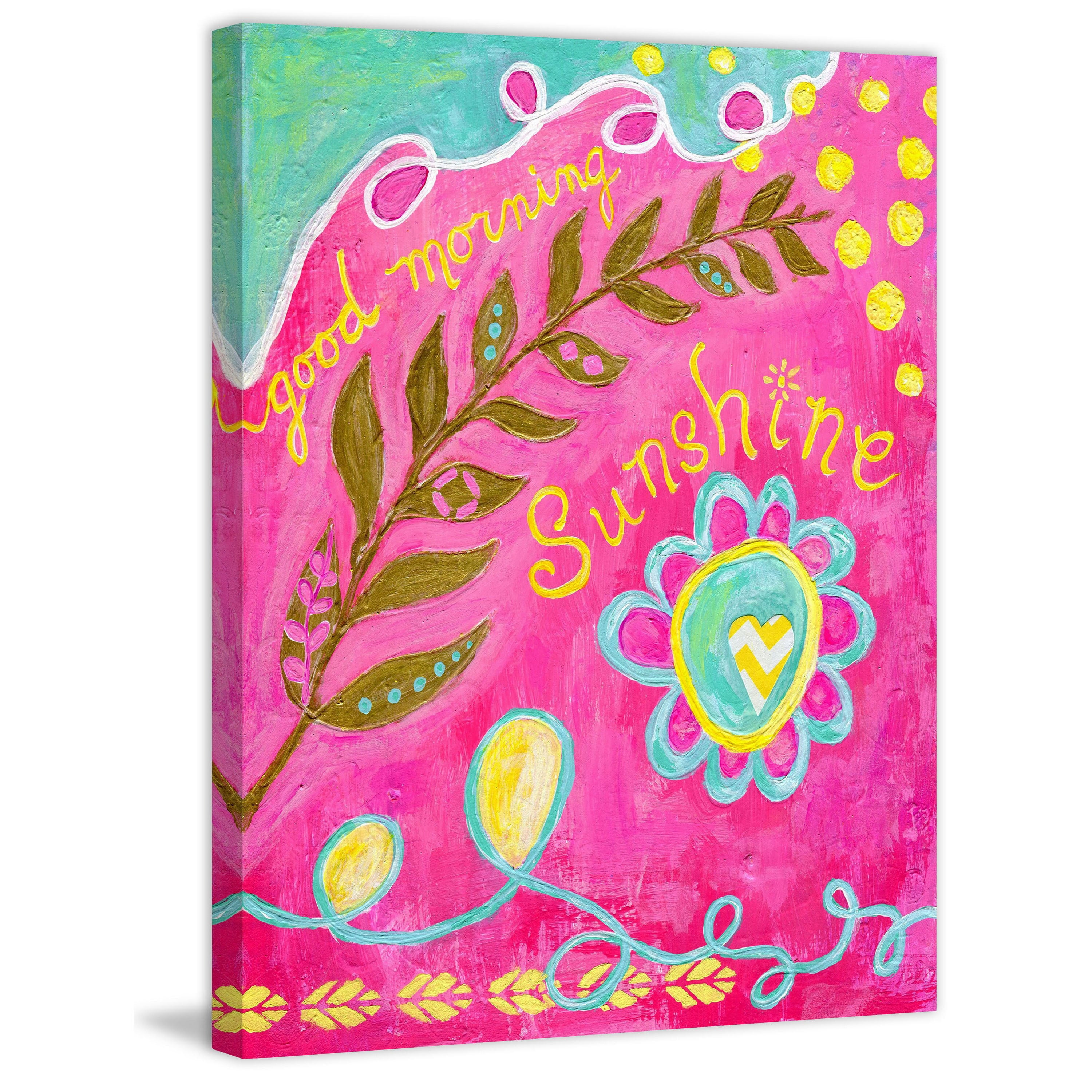 Marmont Hill "Morning Sunshine" by Jill Lambert Painting Print on Wrapped Canvas