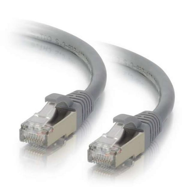 Câble de Patch Réseau Ethernet Sans Accroc Cat6 2 Pi. - Gris