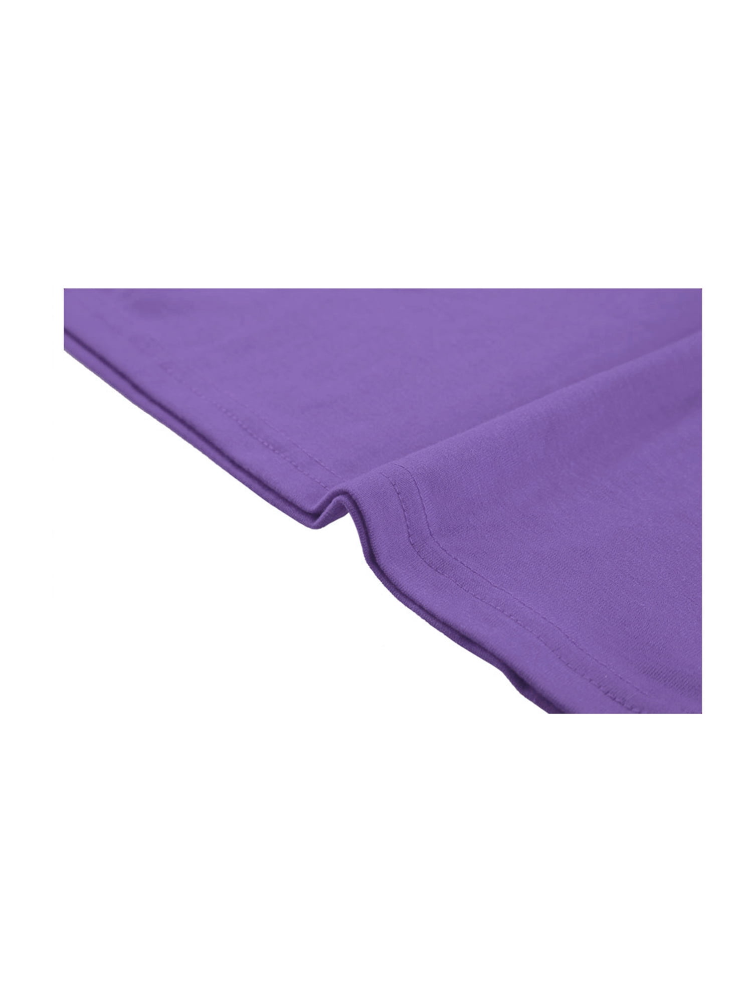 Unique Bargains Men's Pullover Lightweight Long Sleeve Top Turtleneck T-Shirt 50 Purple
