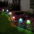 thumbnail image 2 of Luces solares para jardín, paquete de 12, miniluces solares tipo hongo para exteriores, impermeables, bonitas luces tipo hongo para jardín, fiestas, bodas y festivales., 2 of 5