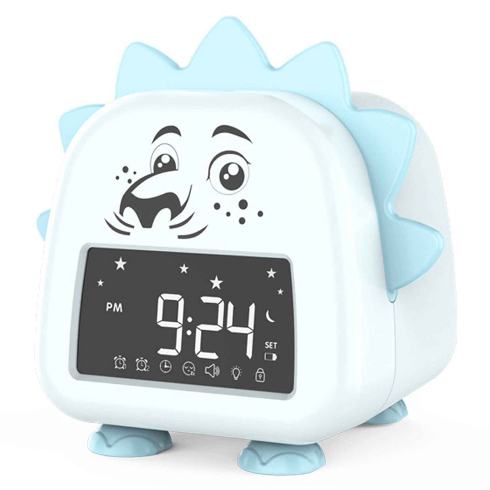 Exclusive iWake 2.5" LCD Digital Alarm Clock with Blue Back-light 