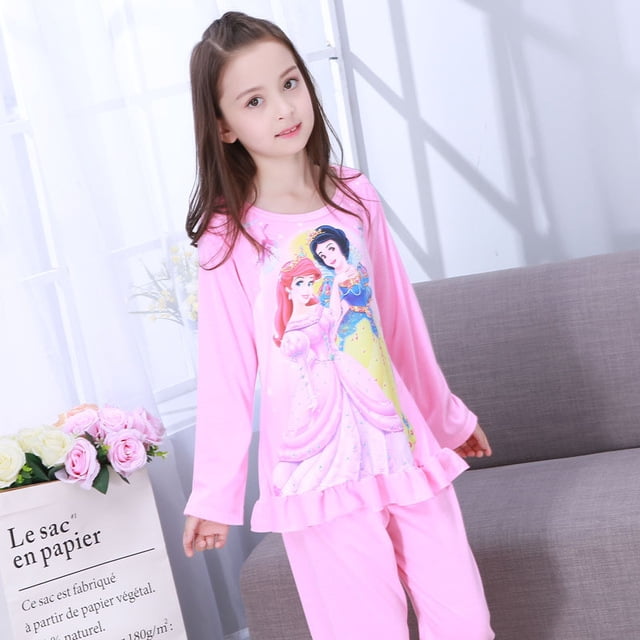 Little Girls Summer Pajamas Toddler Shorts Sets Unicorn Sleepwear for Kids Cotton Dinosaur Pjs 2 Piece Clothes 2-7 Years