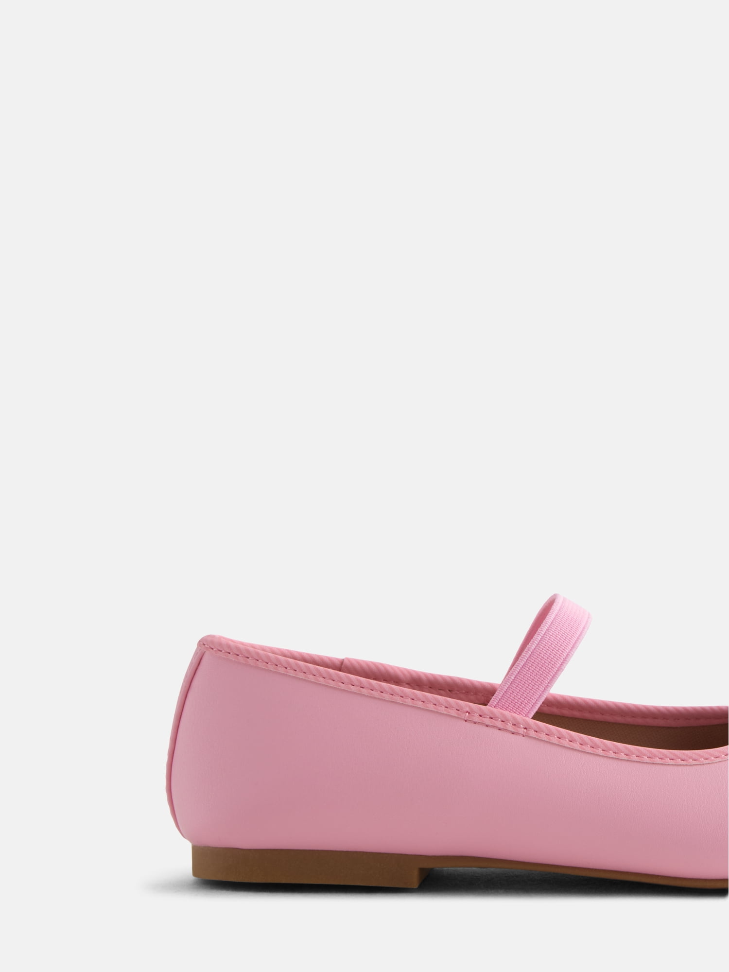 Wonder Nation Girls Bow Ballet Dress Shoes
