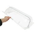 thumbnail image 4 of 4 Packs Roll Top Display Cover Set, Clear, PC, Flip Shafts Food Cover for 1/1 Chafing Dish, 4 of 14