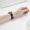 thumbnail image 3 of WFEAGL Leather Band for iWatch Apple Watch Band 38mm 40mm Black/Silver, 3 of 5