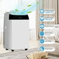 thumbnail image 3 of Rugerasy Portable Air Conditioner 3 in 1 with Remote Cool & Dual Motors & Auto Swing, 14000 BTU(ASHRAE)/10200 BTU (SACC), Dehumidifier & Fan Modes For Home Up To 750 Sq.Ft, 3 of 7