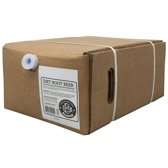 Boylan Bottling Co. 5 Gallon Bag in Box Diet Root Beer Beverage / Soda Syrup