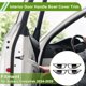 thumbnail image 2 of Cubierta del Tazón del Mango de la Puerta Interior Unique Bargains para Subaru Crosstrek 2024-2026 Marco de Decoración del Mango Interior Fibra de Carbono Negro ABS 1 set, 2 of 6