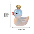 thumbnail image 3 of 10 Pcs Luminous Mini Crown Ducks in The Dark Ducks Figures Micro Garden Landscape Aquarium Dollhouse Ornament Potted Plants Decoration Crafts Decor, 3 of 4