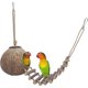 thumbnail image 1 of Escondite de coco 100 % natural con escalera, juguete para pájaros y animales pequeños,11 Feliz Sencillez, 1 of 5