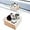 White, variant on Pontoon Cup Holders, Anti-Slip PU Leather Boat Cup Holder, Marine Drink Holder, Boat Tray, Organizer for Trucks, Stainless Steel Cups for Pontoon Boats, Sofa, Truck, Car Back Seat (White)