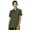 Military Green, variant on Womens Durham Snap Work Shirt, Black, 3X-Large