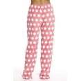 thumbnail image 3 of Just Love Buffalo Plaid Plush Pajama Pant (Dot - Coral / White, Large), 3 of 3