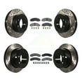 thumbnail image 1 of Transit Auto Front Rear Coated Drilled Slotted Disc Brake Rotors and Semi-Metallic Pads Kit for Car 2020-2021 Ram 3500 with Dual Wheels KDS-101200, 1 of 11