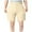 Khaki, variant on Mlzmgr Golf Shorts for Men 5 Inch Inseam with Pockets Business Casual Shorts for Men Solid Color