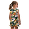thumbnail image 2 of chaqlin Tropical Hibiscus Girl's 2-Piece Matching Set Sleeveless Tank Top and Soft Athletic Shorts with Pockets Summer Athletic Sport Outfits Toddler to Big Kid 5-14Years Old, 2 of 7