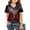 Red, variant on Zhuashum Girl T Shirts Short Sleeve Fourth Of July Cartoon Print Tee V Neck Blouse Patriotic Graphic Blouse Classic Teen Clothing Red 13-14 Years