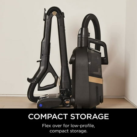 Shark - Vertex Bagless Corded Canister Vacuum with DuoClean PowerFins - Black/Copper