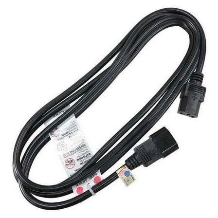 Manufacturer Varies Power Cord, IEC C14, SJT, 10 ft., Blk, 10A, 16/3 5XFR7ID