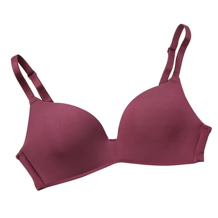 The Plunge Bra For Women Lightweight Bra Seamlessone Pack Seamless Comfortable Breathable Underwea Red XXXXL