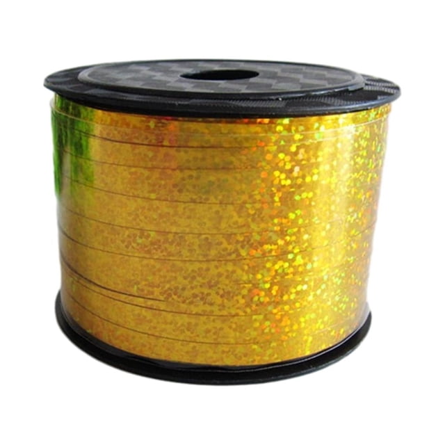 Kearding Cinta que se encrespa colorida del amplio para la decoración del globo y el envoltorio para regalos De moda Artesanía oro