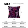thumbnail image 5 of Halloween Stylish Velvet Throw Pillow Covers Inserts Set of 2 for Bed & Chair - Unique Patterns, 16x16, 18x18, & 20x20 Inches for Any Occasion!, 5 of 6